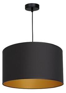Luster na lanku ARDEN 1xE27/60W/230V pr. 40 cm čierna/zlatá