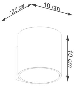 Sollux Sl.1181 - Nástenné bodové svietidlo ORBIS 1xG9/8W/230V zlatá