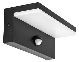 RABALUX 77115 Zaragoza vonkajšie nástenné svietidlo so senzorom LED 9W/800lm 2700+4000+6500K IP54 čierna