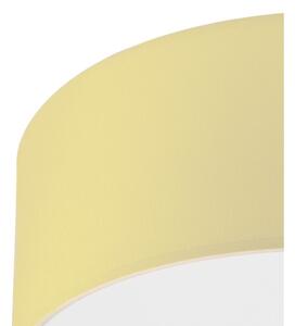 Stropné svietidlo SIRJA PASTEL DOUBLE 2xE27/15W/230V pr. 35 cm žltá