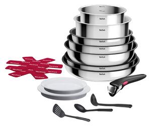 Hliníková súprava riadu 15 ks INGENIO Cook Eat L881SF04 – Tefal