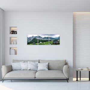 Údolie hôr - obraz (Obraz 90x30cm)