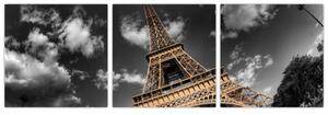 Eiffelova veža - obrazy (Obraz 90x30cm)