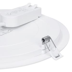 Solight WD240-S - LED panel 2v1 LED/12W/230V 3000/4000/6000K priemer 17 cm IP54 strieborný