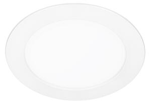 Solight WD240-W - LED panel 2v1 LED/12W/230V 3000/4000/6000K, priemer 17 cm, IP54, biela