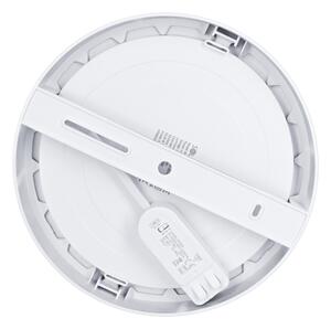 Solight WD242-S - LED panel 2v1 18W/230V 3000/4000/6000K priemer 22,5 cm IP54 strieborný