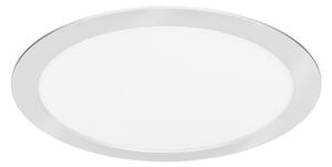 Solight WD242-S - LED panel 2v1 18W/230V 3000/4000/6000K priemer 22,5 cm IP54 strieborný