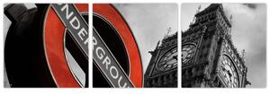 Londýnske metro - obraz (Obraz 90x30cm)