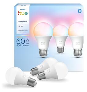 Sada 3x stmievateľných LED žiaroviek Philips Hue WACA E27/8W/230V 2200-6500K