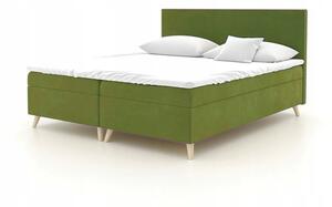 Čalúnená posteľ BLAIRE - 140x200, zelená