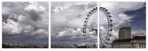 Londýnske oko (London eye) - obraz (Obraz 90x30cm)