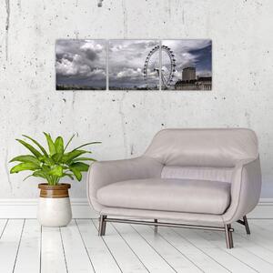 Londýnske oko (London eye) - obraz (Obraz 90x30cm)