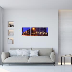 Nočné ulice - obraz do bytu (Obraz 90x30cm)