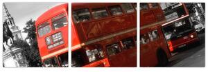 Anglický autobus Double-decker - obraz (Obraz 90x30cm)