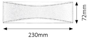 Rabalux 8795 - LED Vonkajšie nástenné svietidlo BIRMINGHAM LED/10W/230V IP65
