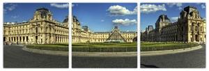 Múzeum Louvre - obraz (Obraz 90x30cm)
