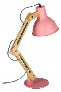 Stolná lampa 1xE27/40W/230V ružová