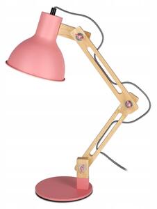 Stolná lampa 1xE27/40W/230V ružová