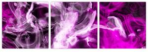 Obraz - fialový dym (Obraz 90x30cm)