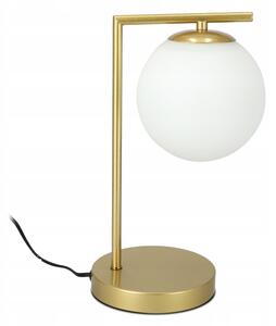 Stolná lampa 1xE27/40W/230V zlatá/biela