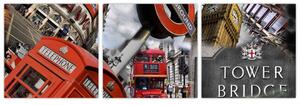 Londýn - obraz (Obraz 90x30cm)