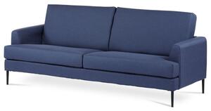 Luxusná trojmiestna sedačka v nadčasovom dizajne v modrej látke (a-019 modrá)