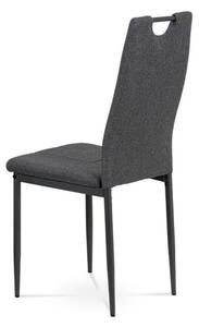 Moderná jedálenská stolička s jednoduchým dizajnom sivá (a-391 sivá)