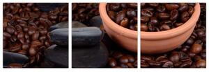Kávové zrná - obraz (Obraz 90x30cm)