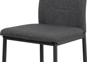 Moderná jedálenská stolička s jednoduchým dizajnom sivá (a-391 sivá)