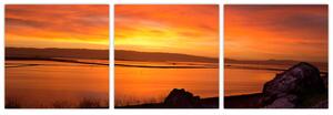 Západ slnka na mori - obraz (Obraz 90x30cm)
