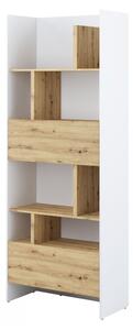 Mirjan24 Regál Bed-Concept BC-22, Farby: biela / dub artisan Mirjan24 5903211344473