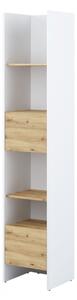 Mirjan24 Polica Bed-Concept BC-23, Farby: biela / dub artisan Mirjan24 5903211344503