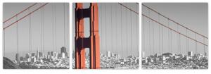 Golden Gate Bridge - obrazy (Obraz 90x30cm)