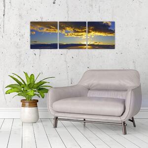 Západ slnka na mori - obraz na stenu (Obraz 90x30cm)