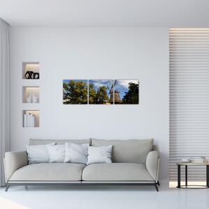 Veterný mlyn - obraz na stenu (Obraz 90x30cm)