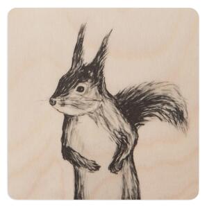 Miiko Design Podtácok Squirrel 10x10cm