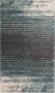 Koberec Modern Teal blue/ dark grey 200x290cm