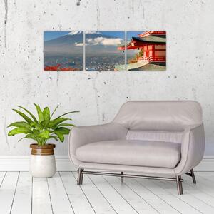Hora Fuji - moderný obraz (Obraz 90x30cm)