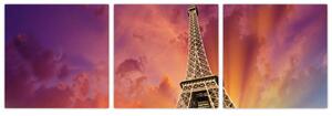Eiffelova veža - moderný obraz (Obraz 90x30cm)