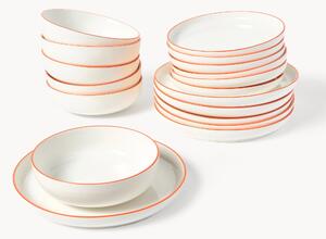 Porcelánová súprava riadu Facile, 6 osôb (18 dielov)