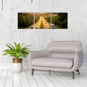 Diaľnica - obraz (Obraz 90x30cm)
