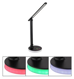 Globo 58445B - LED RGBW Stmievateľná stolná lampa GERALDO LED/5W/230V + LED/2W