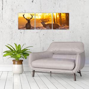 Jelene - obraz (Obraz 90x30cm)