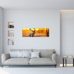 Jelen - obraz (Obraz 90x30cm)