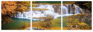 Vodopád - obraz (Obraz 90x30cm)