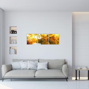 Jesenná krajina - obraz (Obraz 90x30cm)