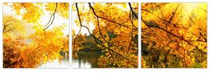 Jesenná krajina - obraz (Obraz 90x30cm)