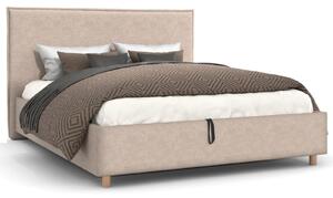 Čalúnená posteľ Valentino Frame Standard, Plastic, Kenya Beige, 180x200 cm