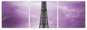 Abstraktný obraz Eiffelovej veže - obraz (Obraz 90x30cm)