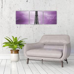 Abstraktný obraz Eiffelovej veže - obraz (Obraz 90x30cm)